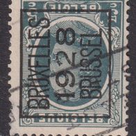 Belgien PRE172B Vorausentwertung mit Stempel REBUT #057725