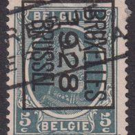 Belgien PRE172B Vorausentwertung mit Stempel REBUT #057752