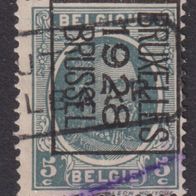Belgien PRE172B Vorausentwertung mit Stempel REBUT #057754