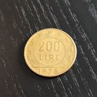 Italien 200 Lire Münze zufälliges Jahr!