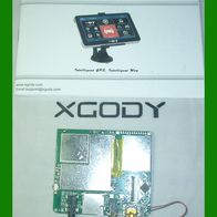 7" Navi XCody 718: Platine mit AV in