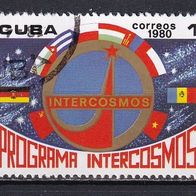 Kuba, 1980, Mi. 2470, Intercosmos, 1 Briefm., gest.