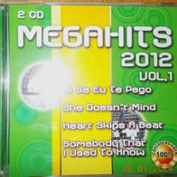 Doppel-CD Sampler: "Megahits 2012, Vol. 1 - 100% Coverversionen" (2012)
