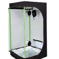 JUNG Growbox Growzelt Indoor 60x60x140cm Gewächshaus Cannabis Balkon