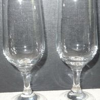 HK Trinkglas Snapsglas Stielglas 0,1l 2Stück gleich kaum benutzt einwandfrei erhalten