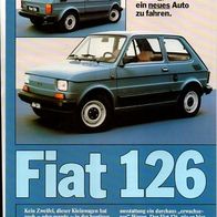 Fiat 126 ( Deutschland ) 198? , 2 Seiten
