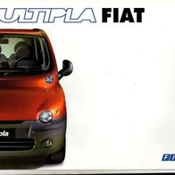 Fiat Multipla ( Österreich ) 1999/01 , 32 Seiten