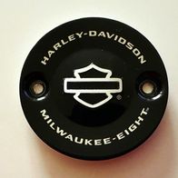 Harley Milwaukee Eight Bar & Shield - Timer Cover schwarz 25600042 - 17+