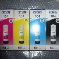 Epson 104 Tinte, 4 x 65 ml