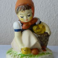 Vintage Hummel Goebel Stil Kerze Wachsfigur Kükenmütterchen Japan