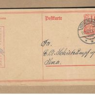 Los von 23.04 Postkarte aus Hückeswagen 1921 nach Jena