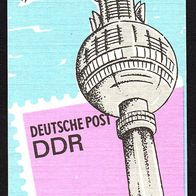 DDR Markenheftchen Mi. Nr. SMHD 36 Fernsehturm - postfrisch * *