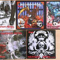 5 CD´s Metal Hammer - Maximum Metal , Nr. 103 , 105 - 108