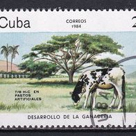 Kuba, 1984, Mi. 2883, Rind, 1 Briefm., gest.