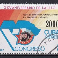 Kuba, 1987, Mi. 3083, Junge Kommunisten, 1 Briefm., gest.