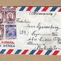 Los von 24.04 Briefumschlag aus Peru nach Ostfriesland 1948