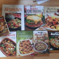 8 Bücher Eintöpfe, Backofen, Römertopf...