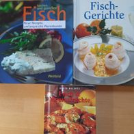 3 Kochbücher "Fisch & Meeresfrüchte"