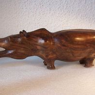 Holz Nilpferd Figur