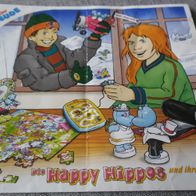Die Kußpuppen aus Happy Hippo Hochzeit, 1999. Maxi-Ei Beipackzettel