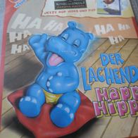 Der lachende Hippo aus Kinder Freude 2003. Maxi-Ei Beipackzettel