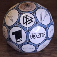 DFB Fußball WM 1954-1974-1990 und EM 1972-1980-1996 Autogramme ARD ZDF