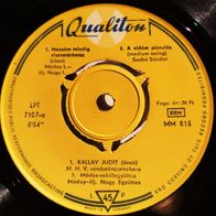 Kallay Judit - Hozzám Mindig Visszatérhetsz (1961) 45 EP 7"