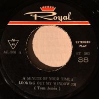Tom Jones - A Minute Of Your Time / Looking Out My Window (1968) 45 EP 7" Iran