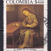 Kolumbien, 1975, Mi. 1286, Gemälde, 1 Briefm., gest.