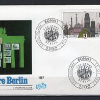 BRD / Bund 1987 750 Jahre Berlin MiNr. 1306 FDC gestempelt