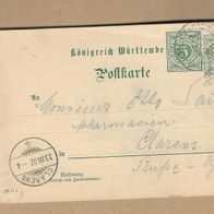 Los von 27.04 Postkarte aus Hall nach Clarens 1902