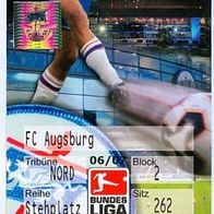 Ticket FC Hansa Rostock vs Augsburg 18.2.2007 Eintrittskarte Deutschland Fußball