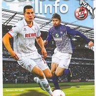 PRG 1. FC Köln - Erzgebirge Aue 2.2.2013 BSG Wismut Deutschland Geißbock-Info