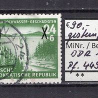 DDR 1955 Hilfe für die Hochwassergeschädigten MiNr. 449 II Plattenfehler gestempelt