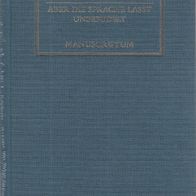 Buch - Arthur Schopenhauer - Aber die Sprache laßt unbesudelt (NEU & OVP)