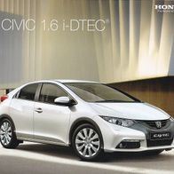 Honda Civic 1,6 i-DTEC ( Österreich ) 2012/12 , 16 Seiten