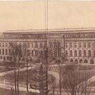 alte DoppelAK Brüssel -Musée Royal d´Histoire Naturelle - Vue du Parc Leopold (12486)