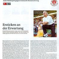 PRG FC St. Pauli vs TSV Eintracht Braunschweig 11. 9. 2002 Sankt Hamburg Programm