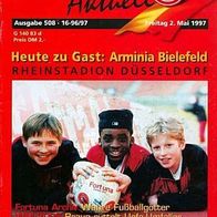 PRG Fortuna Düsseldorf vs DSC Arminia Bielefeld 2. 5. 1997 Macchambes Younga-Mouhani