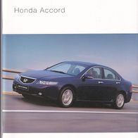 Honda Accord ( Österreich ) 2003/01 , 60 Seiten