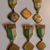 IVV-Medaillen von Messerich / Eifel, 6 verschiedene