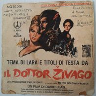 Maurice JARRE ?- Tema Di Lara / Titoli Di Testa Da "Il Dottor Zivago" 1966 single 7"