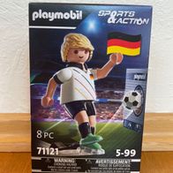 Playmobil 71121 Fußballspieler Deutschland Sports & Action Tipp-Kick + Torwand