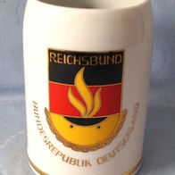 Bierkrug Bierseidel Bundesrepublik Deutschland Reichsbund Porzellan Manufaktur Floss