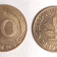 Bundesrepublik Deutschland (BRD) Münze 10 Pfennig - J von 1994