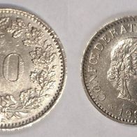 Schweiz Münze 10 Rappen von 1993