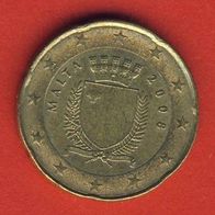 Malta 20 Cent 2008