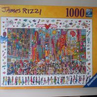 Puzzle 1000 Teile James Rizzi Time Square