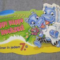 Palettenanhänger - Happy Hippo Hochzeit