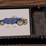 Alter Gusseisen Aschenbecher Fliese Audi 1920 Vintage